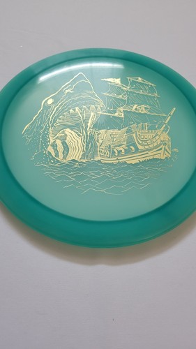 Discraft Z Glo Raptor Blue Gold New 173g - 174g No Ink - Picture 2 of 4