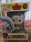 Funko Pop! Vinyl: DC Universe - Peacemaker #1110  Back of the box is faded