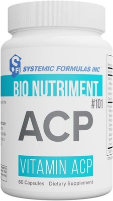Systemic Formulas Bio Nutriment #101 Vitamin ACP 60 Capsules. Collagen Support,