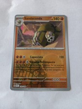 CARTA POKEMON SANDACONDA 120/198 SCARLATTO E VIOLETTO 2023  ITA HOLO