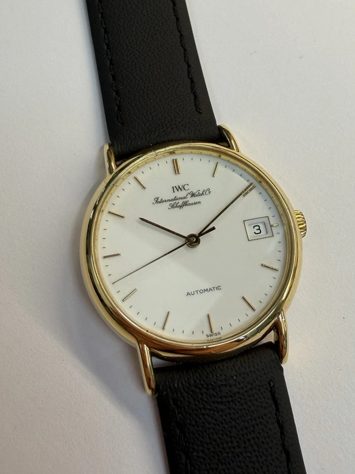 Iwc Portofino Automatic Uhr 18 K Gold Massiv Ref IW 3513 - Bild 2 von 4