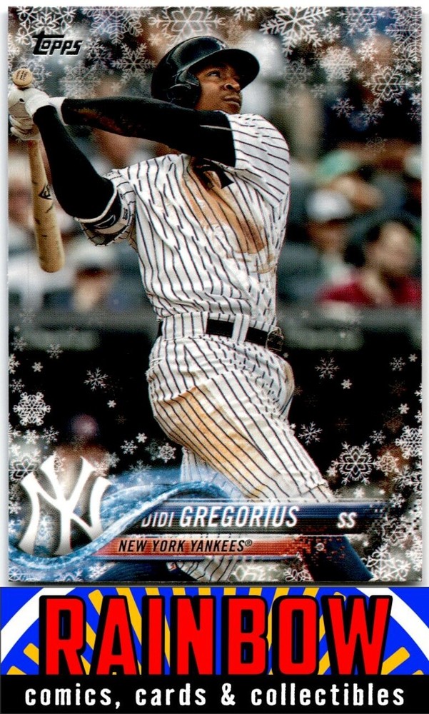 2018 Topps Holiday #HMW190 Didi Gregorius Metallic Snowflake