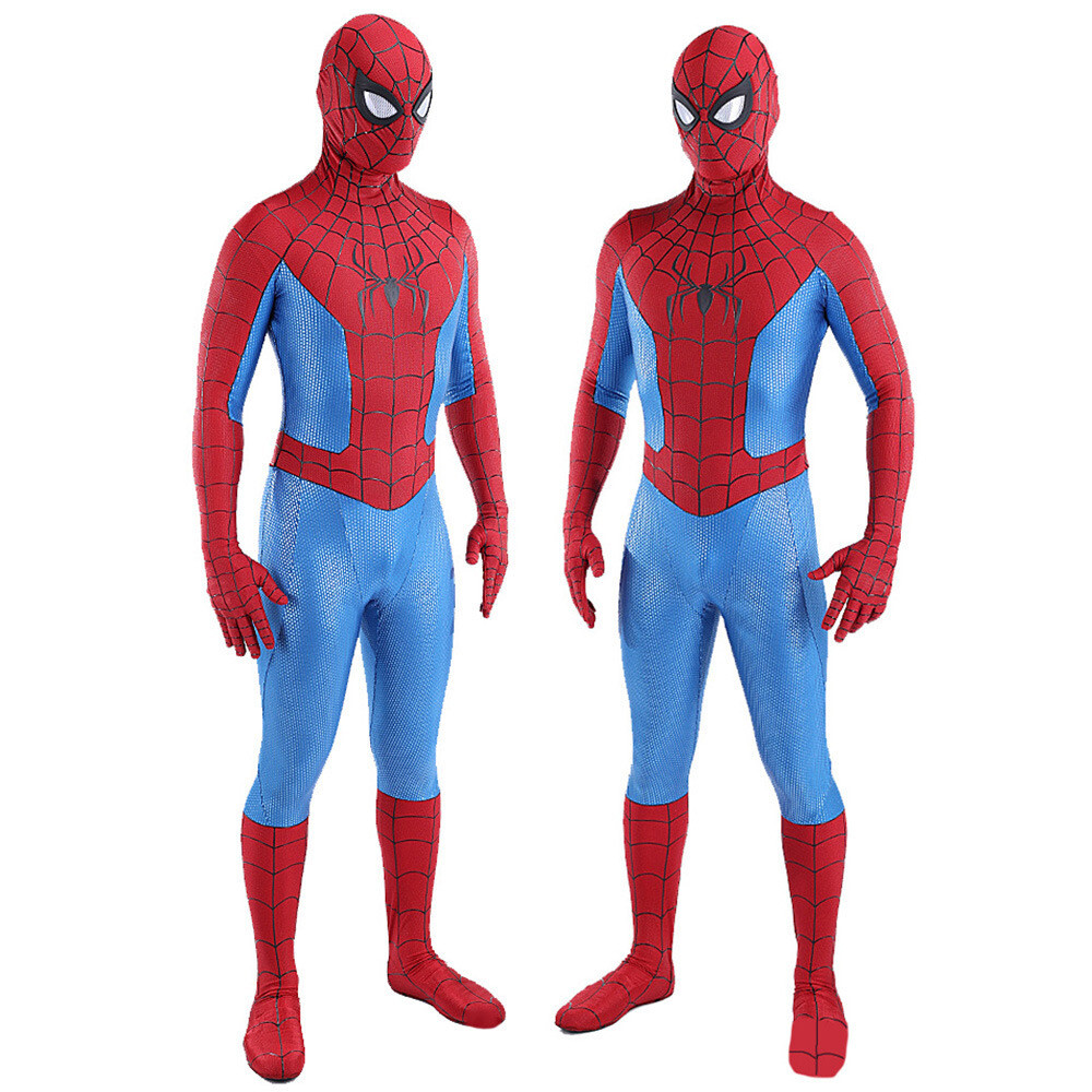 Classic SpiderMan Jumpsuit Spiderman Cosplay Costume Adult & Kids