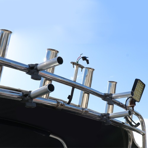 Rocket Launcher Bimini Top Extender (L)1.52x(W)1.82m UV-treated AIRFLOW - Grey - Picture 8 of 11