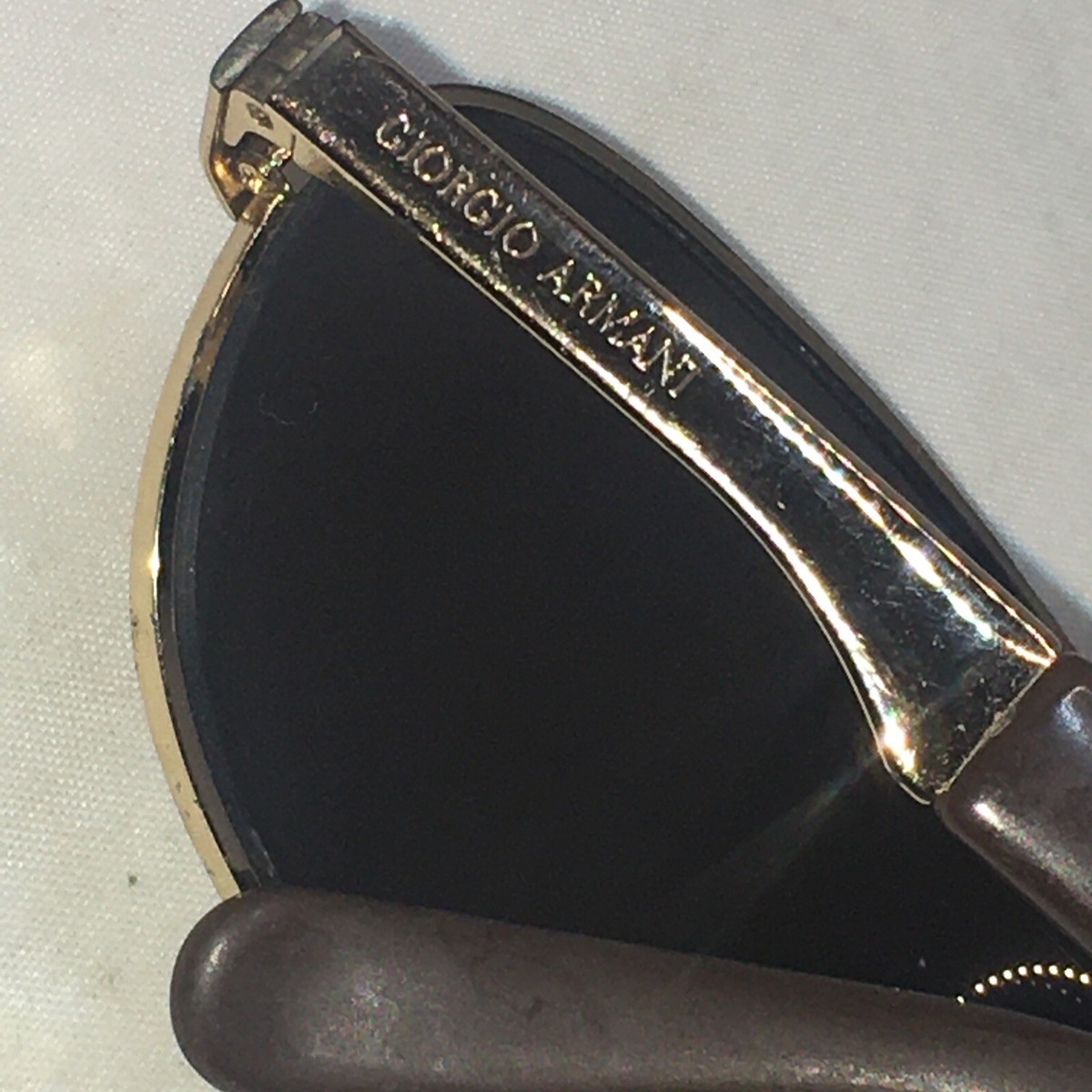 Vintage Giorgio Armani Sunglasses 1521 743 60 18 125 Gold