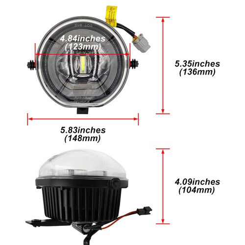 2PCS LED NEBELSCHEINWERFER TAGFAHRLICHT POSITIONSLICHT für MINI F54 F55 F56 F57 - Afbeelding 8 van 8