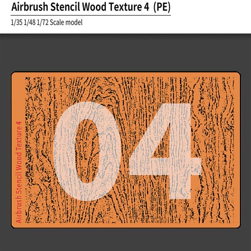 LIANG-0303+0304 Airbrush Stencil Wood Texture DIY Models for 1/32 1/35 1/48Scale - Picture 11 of 15