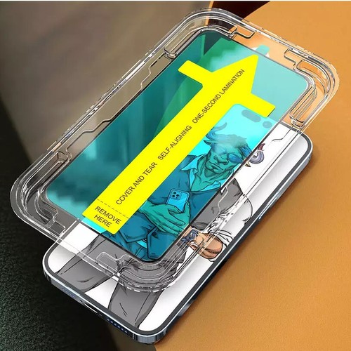 Tempered Glass Screen Protector Easy Install iPhone 14 13 12 11 Pro Max Plus X - Zdjęcie 9 z 28