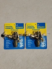 NEW ADJUSTABLE NAAN Irrigator All Metal Pulsating Sprinklers 423 WP-C Lot of 2