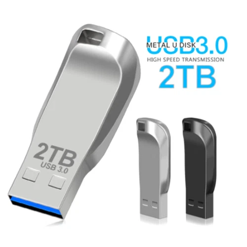 2TB Metal Usb 3.0 Pen Drive 2TB Usb Flash Drives 1TB High Speed Pendrive Adap^J>