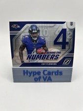 ZAY FLOWERS 2023 Panini Zenith Football Behind the Numbers #30 Baltimore Ravens