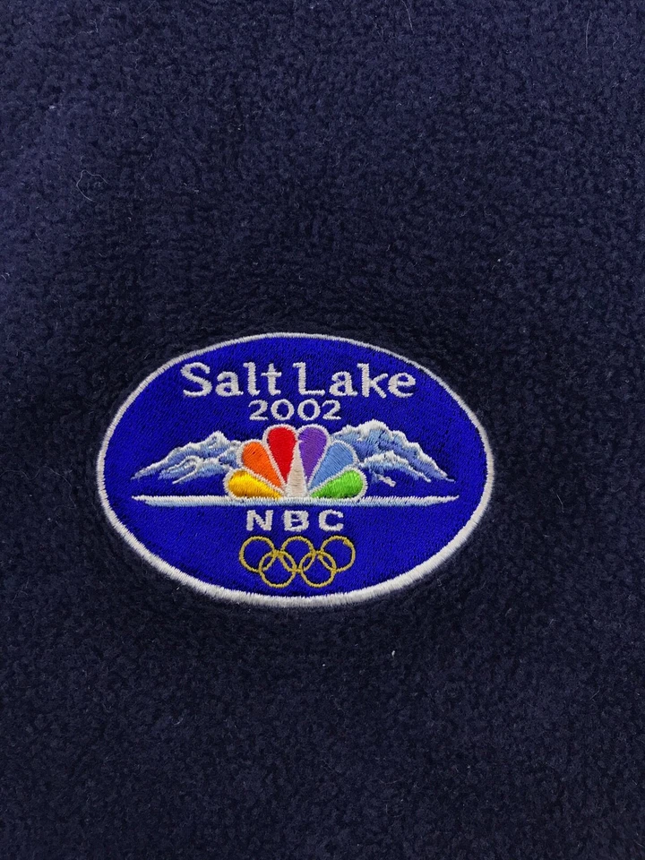 Cachecol Columbia Sportwear Salt Lake City Olympics 2002 NBC azul adulto OSFA lã - Imagem 2 de 4