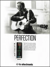 Tommy Emmanuel Never Too Late 2015 TC Electronic PolyTune Clip advertisement