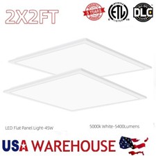 2X2 LED Flat Panel Light,Dimmable, 5800 Lumens, 45 Watts LED Drop Ceiling Lights