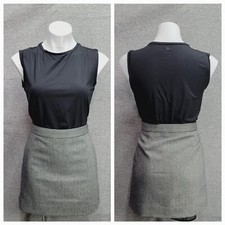 GAP VINTAGE WOOL BLEND HERRINGBONE SKIRT, SIZE 10