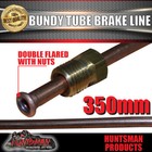 <!--F#f_0-->1x TRAILER BUNDY TUBE HYDRAULIC BRAKE LINE AND NUTS 350MM. DOUBLE FLARED<!--F/-->