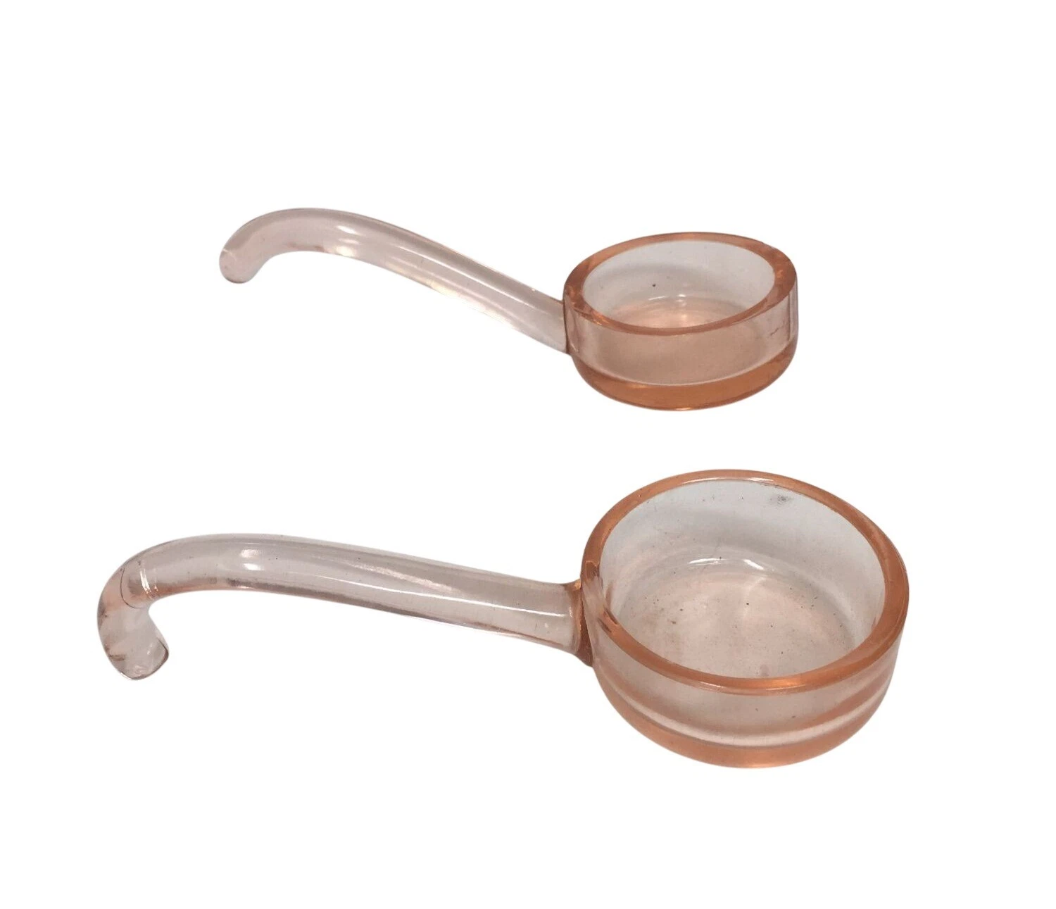 Vintage Pink Mayonnaise or Sauce Ladles/Spoons (2)