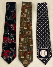 Sports Themed Baseball, Americana Football Ties, You Choose Style