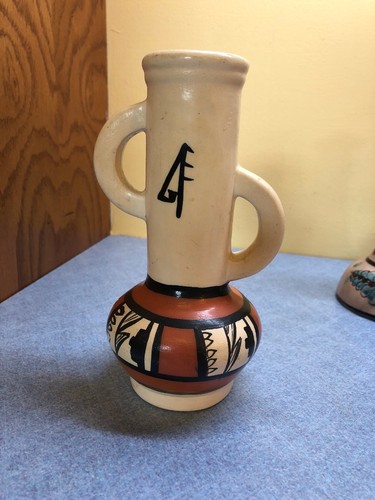 Desert Pueblo Pottery USA Signed Betty Selby 530 Native American Vase - 第 12/12 張圖片