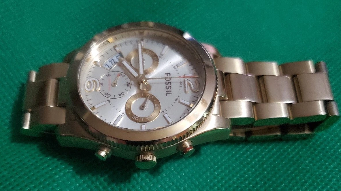 Fossil ES3884 Dual Time Day Date Wrist Watch eBay
