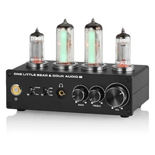 HiFi Magic 6E2 Vacuum Tube Stereo Preamp MM/MC Phono Stage for Turntable Amp
