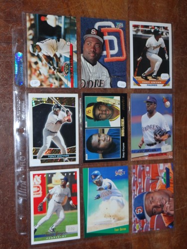 Lot of 165 Tony Gwynn Cards Padres Fan Collection Sanders Error Misprint - Picture 15 of 21