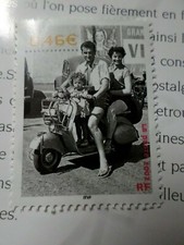 FRANCE 2002 timbre 3521, SIECLE AU FIL, MOTO VESPA, neuf** MNH