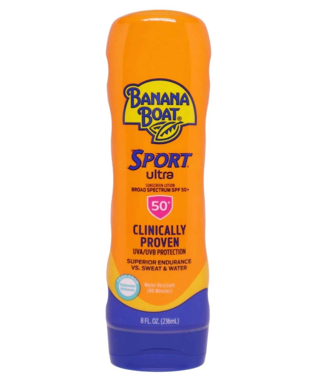 Banana Boat Sport Ultra SPF 50 Reef Safe Sunscreen Lotion 8 oz