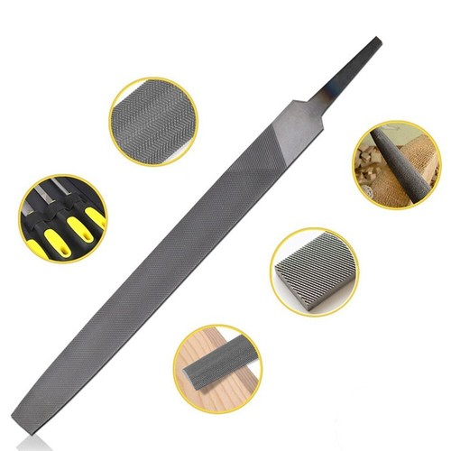 5*/set 6inch Industrial Steel Files Set Flat/Round/Half Round/Triangle/Square - Picture 20 of 22