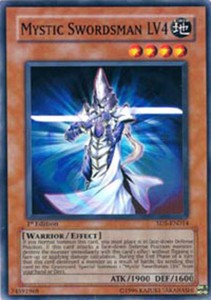 Mystic Swordsman LV4 - SD5-EN014 - Common - 1st Edition x3 - Lightly Played