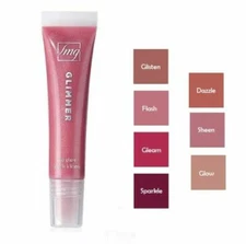 Avon fmg Glimmer Lip Glaze Gloss Glow Vitamin E Hydrating Non Sticky Shine