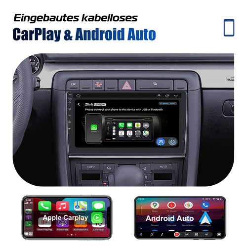 Autoradio Für Audi A4 S4 RS4 8E 8F B6 B7 Seat Exeo Carplay Android 13 4+64G +Kam - Bild 10 von 18