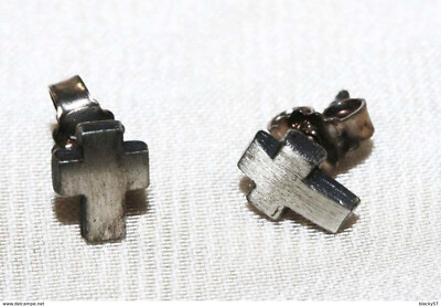 Boucles D'oreilles En Argent Sterling 925/1000 - Bijoux Sans Marque, Neufs Sans Emballage