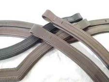 Leather Empty Channel Brow Band Horse Bridle Soft Padded 12 MM.