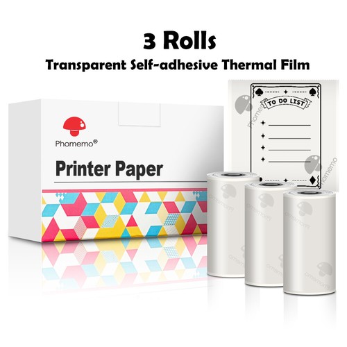Phomemo M04AS Portable Thermal Printer Support 15/53/80/110mm Paper 304dpi LOT - Picture 14 of 23