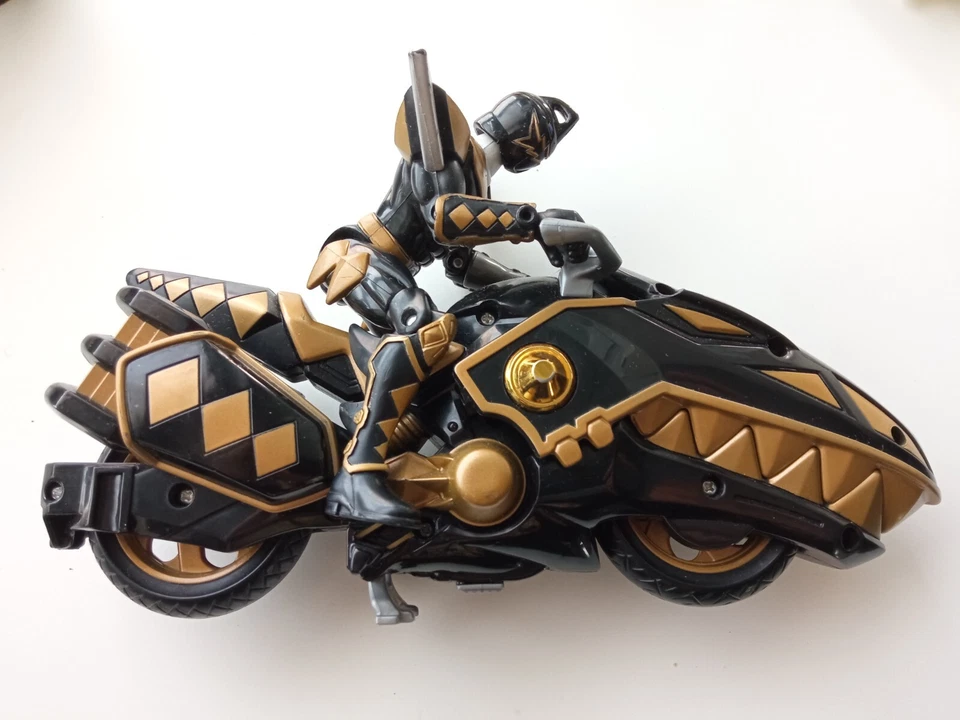 * POWER RANGERS DINO THUNDER BLACK RAPTOR BANDAI 2003 - Imagen 2 de 4