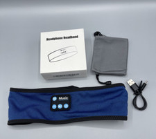 Headphones Headband Bluetooth Wireless Blue