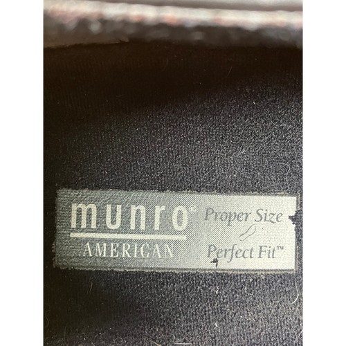 Munro American Sydney Black Leather Lace Up Oxford Flat Womens Size 9.5 - Picture 5 of 8