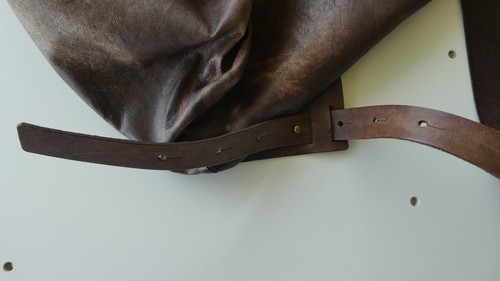 Original Shoto Italy Firenze backpack in brown leather, numbered series - Picture 10 of 20