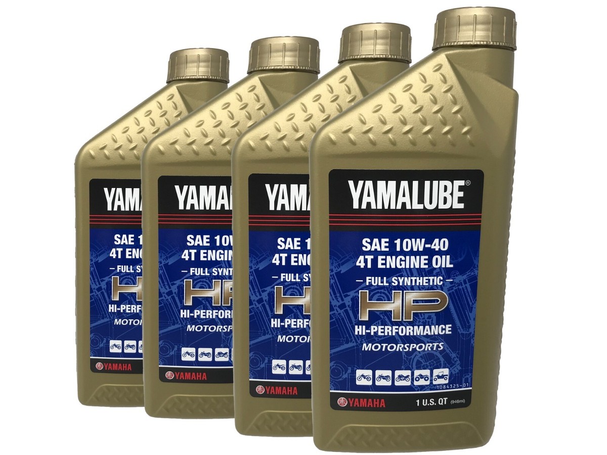 Yamaha Genuine OEM Yamalube Full Synthetic 10W-40 Oil LUB-10W40-FS