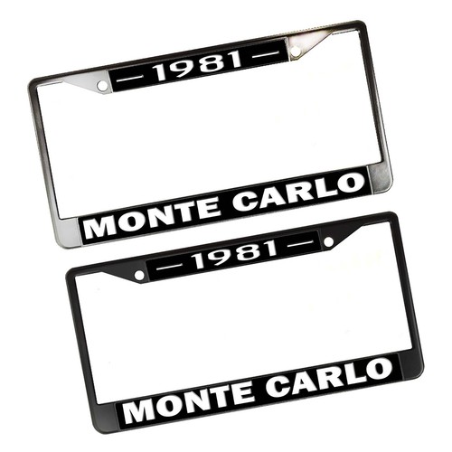 1970 -2007 Monte Carlo Classic Car Metal License Plate Frame Holder - Bild 13 von 33