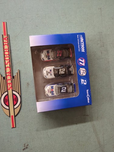 1:64 Team Caliber 1999 Ford #12 Mobil #77 # 2 , 3 Pack Unopened - Picture 3 of 4