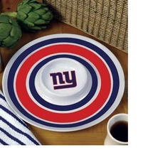 New York Giants Melamine Chip and Dip Serving Tray (13" diameter) FREE SHIPPING!