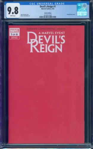 Devil's Reign #1 Sketch Edition - CGC 9.8 - NM/M! - Only 6 in Population!