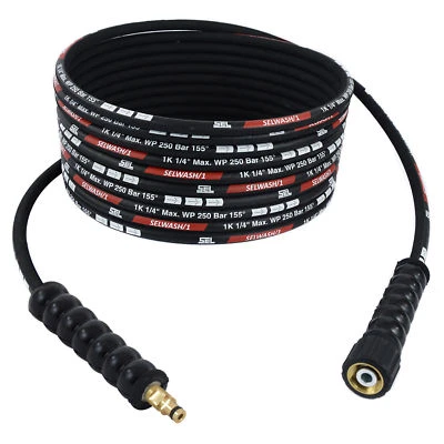 TECHKAR Tubo 250bar Jet Wash 5-30m KARCHER Serie K Idropulitrice Nuovo Tipo M22/Click