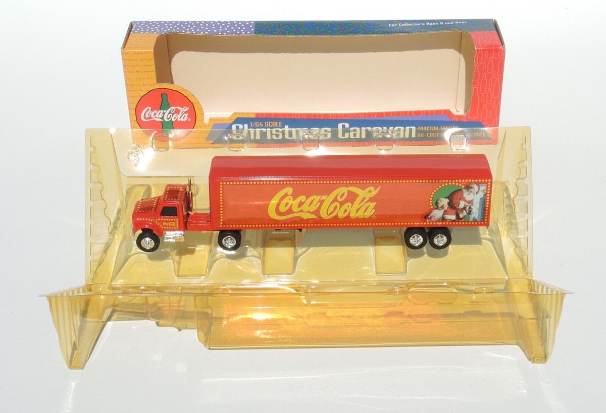 1/64 diecast MINT Coca Cola Christmas Navistar semi truck with box