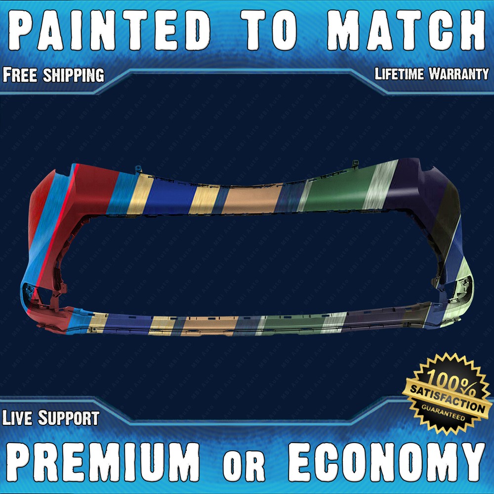2021-2025 Toyota Sienna Front Bumper Cover - Painted to Match OEM