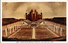 Vintage Postcard Mormon Tabernacle Salt Lake ...