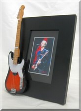 STING Miniature Bass Guitar Frame The Police