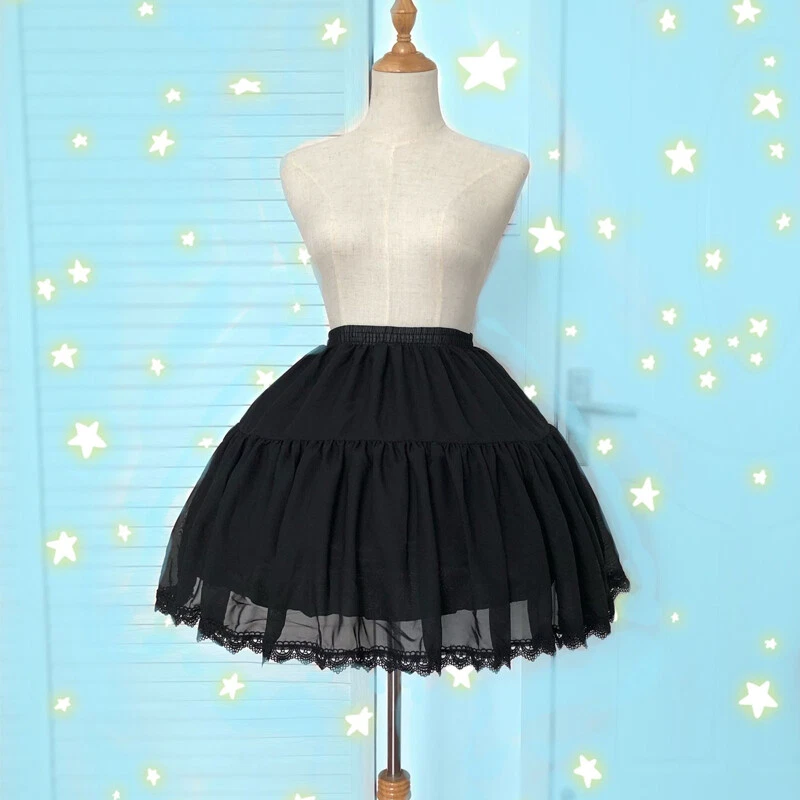 petticoat under skater dress YUSHTPO Womens Short Petticoat Tiered Layered Bubble Skirt Hoopless Tutus  Crinoline Underskirt 25/35/45cm Half Slips at Amazon Women's Clothing store